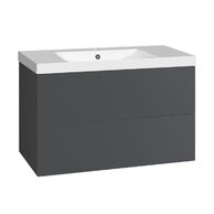 Skříňka EBS Kuba 101 s umyvadlem, antracit, KUBA101A