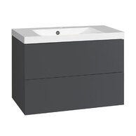 Skříňka EBS Kuba 81 s umyvadlem, antracit, KUBA81A