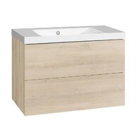 Skříňka EBS Kuba 81 s umyvadlem, dub Kronberg, KUBA81D
