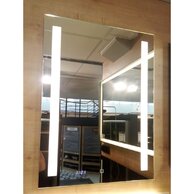 Zrcadlo EBS Lumina 60, se senzorem a hodinami, LUMINA6080TIME