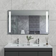 Zrcadlo EBS Mars 140, s LED osvětlením a dotykovými tlačítky, MARSZ14070