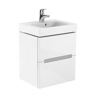 Skříňka EBS Modo 50 s umyvadlem, bílá lesk, MODO50B