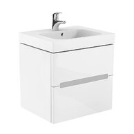 Skříňka EBS Modo 60 s umyvadlem, bílá lesk, MODO60B