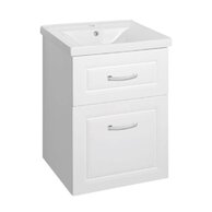 Skříňka EBS Natka 55 s umyvadlem, bílá, NATKA55