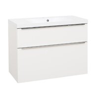 Skříňka EBS Nevio 101 s umyvadlem, bílá lesk, NEVIO101B