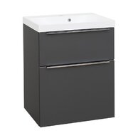 Skříňka EBS Nevio 61 s umyvadlem, antracit, NEVIO61S