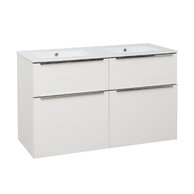 Skříňka EBS Nevio 121 s umyvadlem slim, bílá lesk, NEVIOSL121B