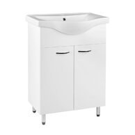 Skříňka EBS K-Plus 65 s umyvadlem, bílá, PLUS65DVSET