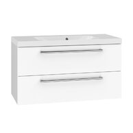 Skříňka EBS Pure 101 s umyvadlem, bílá, PURE101B