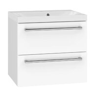 Skříňka EBS Pure 61 s umyvadlem, bílá, PURE61B