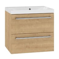 Skříňka EBS Pure 2.0 61 s umyvadlem, dub Arlington, PURE61DA