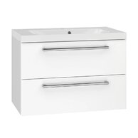 Skříňka EBS Pure 81 s umyvadlem, bílá, PURE81B