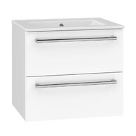 Skříňka EBS Pure 61 s umyvadlem slim, bílá, PURESL61B