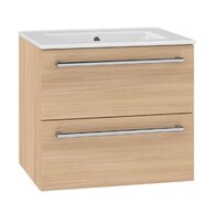 Skříňka EBS Pure 2.0 61 s umyvadlem slim, dub Sand Barbera, PURESL61SB