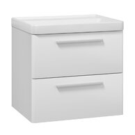 Skříňka EBS Urban 61 s umyvadlem, bílá lesk/madlo bílá mat, URBAN60BB