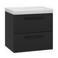 Skříňka EBS Urban 61 s umyvadlem, černá mat, URBAN60CMC