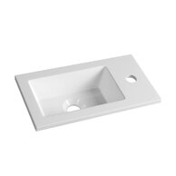 Umývátko EBS Urban Smart 40, litý mramor, bílá,URBU40LM