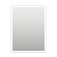 Zrcadlo EBS Venia 60, s LED podsvíceným pískovaným okrajem, VENIA6080R