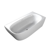 Vana EBS Diora 170x80, volně stojící, do rohu, levá, bílá, DIORA170L