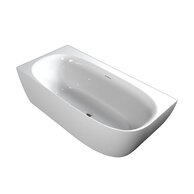 Vana EBS Diora 170x80, volně stojící, do rohu, pravá, bílá, DIORA170P