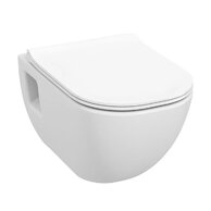 WC mísa EBS Diana New závěsná, rimlesss, se sedátkem, bílá, WCDIANANRSC