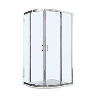 Sprchový kout EBS Nova čtvrtkruhový 90x90, chrom, NOVAR90CRP