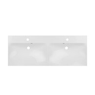 Dvojumyvadlo EBS Palia 121 nábytkové, litý mramor, bílá, PALIA121D