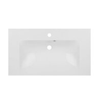 Umyvadlo EBS Palia 81 nábytkové, litý mramor, bílá, PALIA81