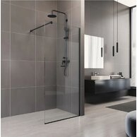 Sprchový kout EBS Relax walk-in 120x200, černá, RELAXB100