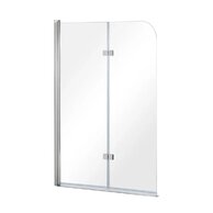 Vanová zástěna EBS 140x90, zlamovací, chrom, VZ2D90CRT