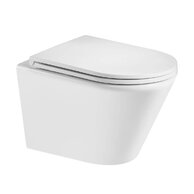 WC mísa EBS Spinex závěsná, vortex, včetně sedátka soft close, bílá, WCSPINEXVSC