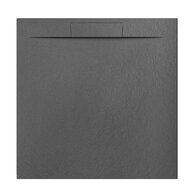 Sprchová vanička EBS Nilo 90x90, litá, gris, NILO90QGO