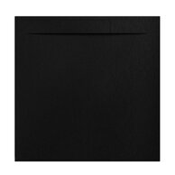 Sprchová vanička EBS Nilo 90x90, litá, negro, NILO90QNE