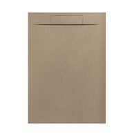 Sprchová vanička EBS Nilo 70x100, litá, moka, NILO10070MO