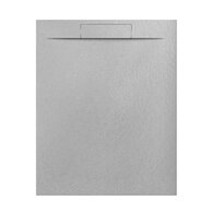 Sprchová vanička EBS Nilo 80x100, litá, gris claro, NILO10080GC