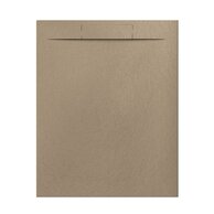 Sprchová vanička EBS Nilo 80x100, litá, moka, NILO10080MO