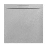 Sprchová vanička EBS Nilo 100x100, litá, gris claro, NILO100QGC