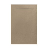 Sprchová vanička EBS Nilo 80x120, litá, moka, NILO12080MO