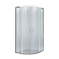 Sprchový kout EBS Vame čtvrtkruhový 90x90x190 R55, brillant/grape, VAMER90CRG