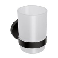 Držák kartáčků EBS Urban Round Black, černá mat, UR27BL