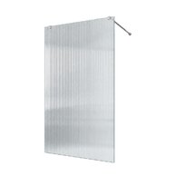Sprchový kout EBS Relax walk-in 120x200, sklo Line, chrom, RELAX120L
