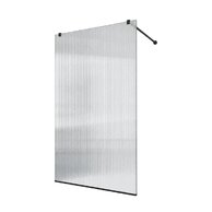 Sprchový kout EBS Relax walk-in 120x200, sklo Line, černá, RELAXB120L