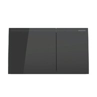 WC tlačítko Geberit Sigma70, černá/lesklé sklo, 115.622.SJ.1