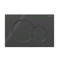 WC tlačítko Geberit Sigma01, černá lesk, 115.770.DW.5