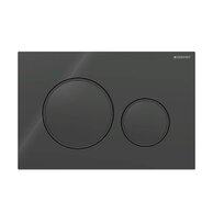 WC tlačítko Geberit Sigma20, černá lesk/mat, 115.882.DW.1