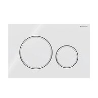WC tlačítko Geberit Sigma20, bílá lesk/chrom lesk, 115.882.KJ.1