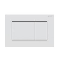 WC tlačítko Geberit Sigma20, bílá lesk/mat, 115.883.01.1