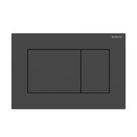 WC tlačítko Geberit Sigma20, černá lesk/mat, 115.883.16.1