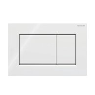 WC tlačítko Geberit Sigma20, bílá lesk/chrom lesk, 115.883.KJ.1