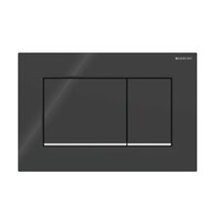 WC tlačítko Geberit Sigma20, černá lesk/chrom lesk, 115.883.KM.1